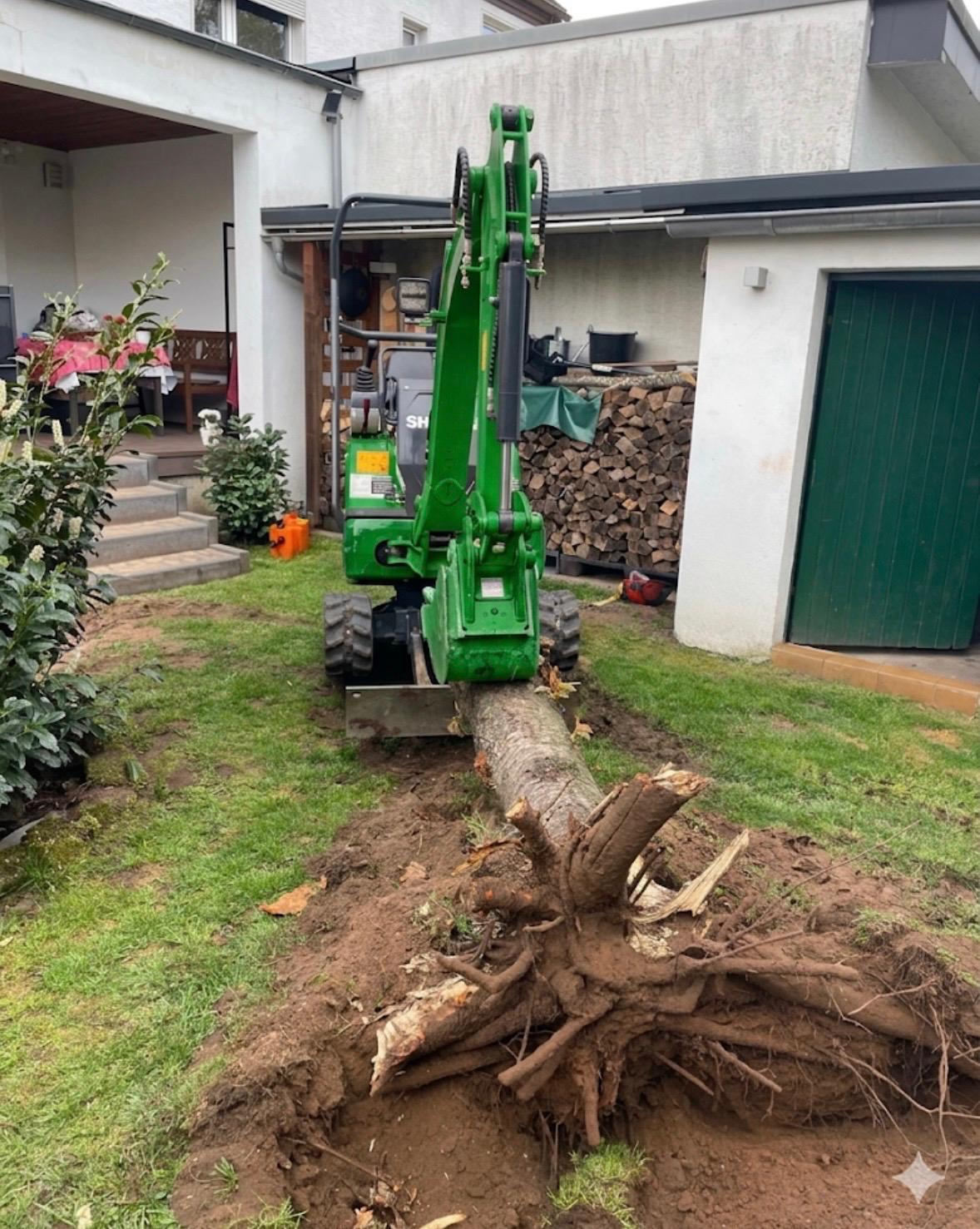 Baggerarbeiten Gartenbau Erdbewegungen